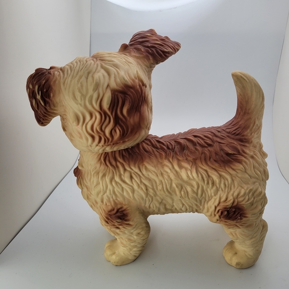 VTG Edward Mobley 60s Rubber Arrow Toy Squeak Puppy Dog Head Sleepy Eye Winky - Picture 7 of 10